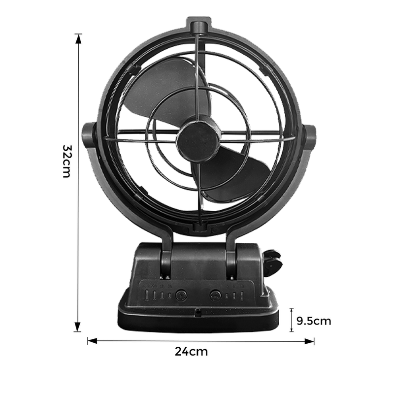 RV Volt Safe Fan 12V - Caravans, Motorhomes and Tiny Homes 12~24V input